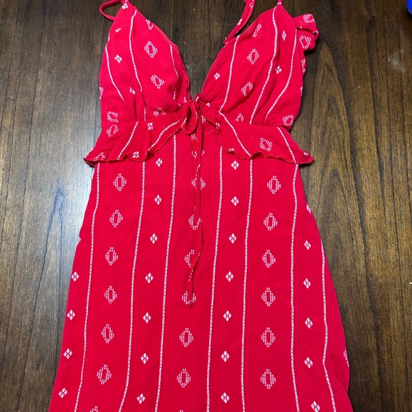 Salty Lemon Mini Red Dress - Size Large - Excellent Condition - Picture 5 of 6